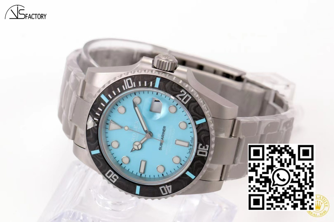 Rolex Submariner DIW Sandblasted VS Factory 1:1 Best Edition Tiffany Blue Dial