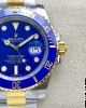 Rolex Submariner 40mm 116613LB Blue Ceramic 904L Steel/YG VS Factory 1:1 Best Edition Blue Dial