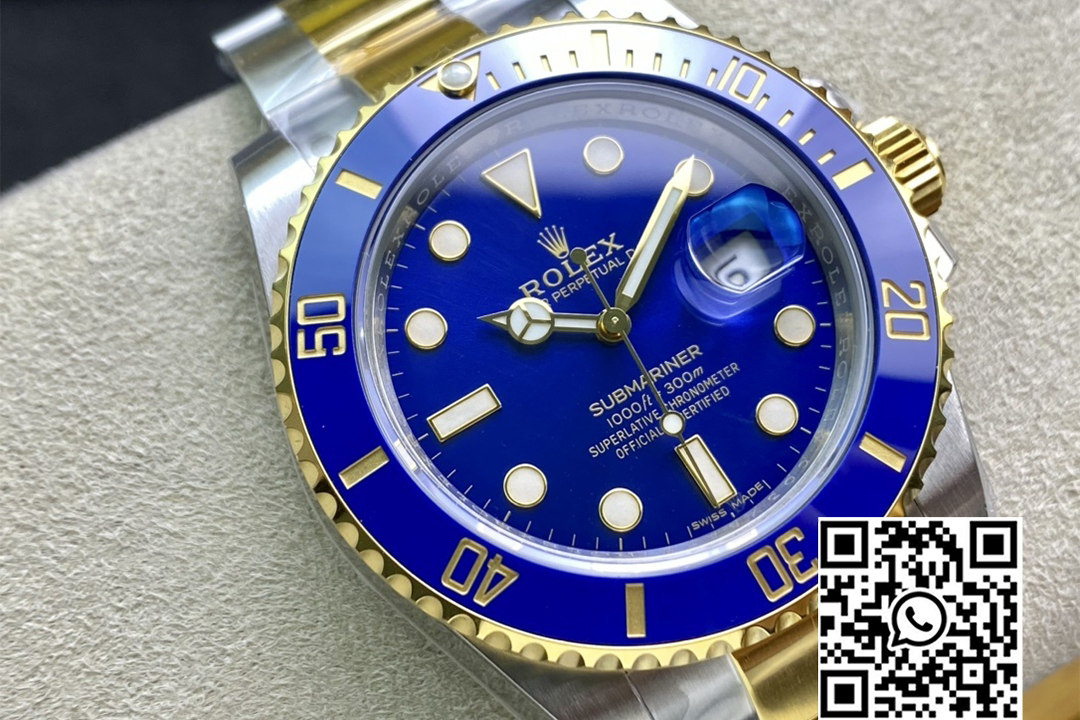 Rolex Submariner 40mm 116613LB Blue Ceramic 904L Steel/YG VS Factory 1:1 Best Edition Blue Dial