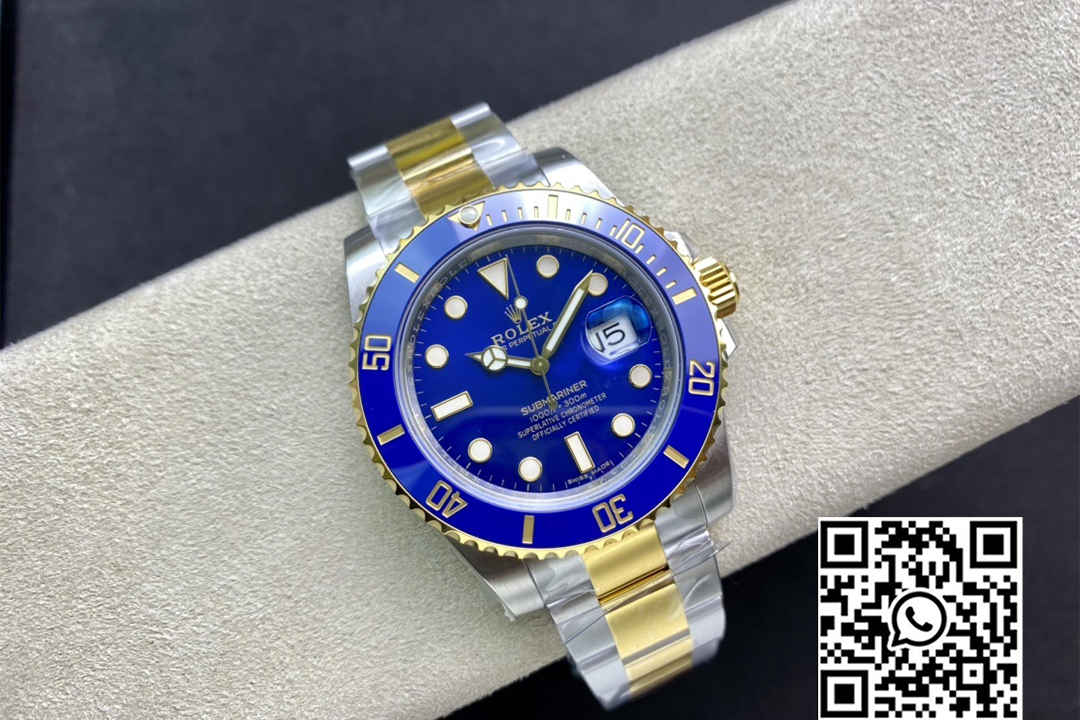 Rolex Submariner 40mm 116613LB Blue Ceramic 904L Steel/YG VS Factory 1:1 Best Edition Blue Dial