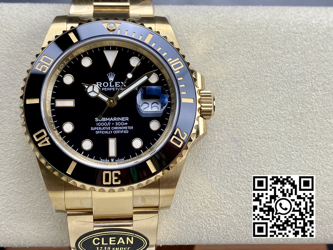 Rolex Submariner 41mm 126618 LN Black Ceramic 904L Steel Clean Factory 1:1 Best Edition VR3235