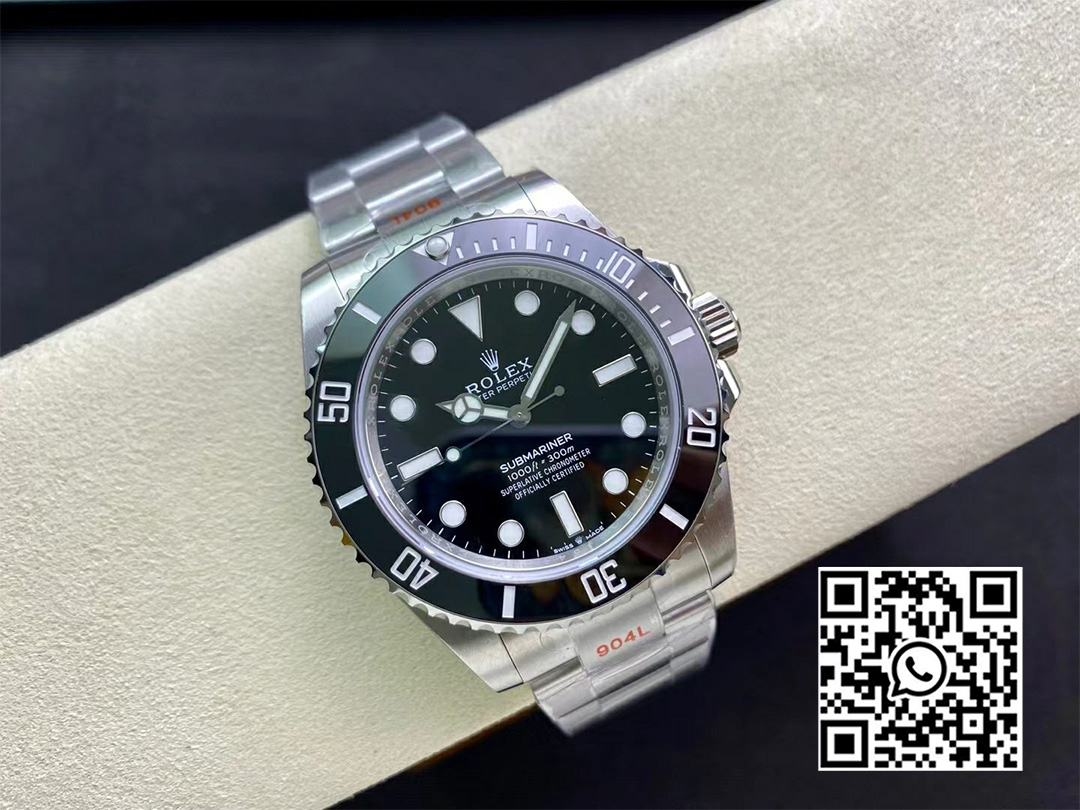 Rolex Submariner 114060 40mm No Date Black Ceramic 904L Steel VS Factory 1:1 Best Edition VS3130