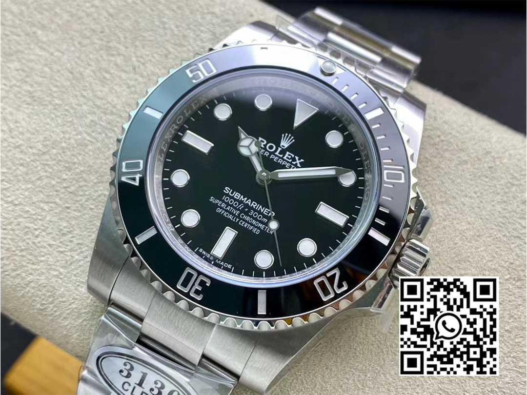 Rolex Submariner 114060 No Date Black Ceramic Clean Factory 904L 1:1 Best Edition on SS Bracelet VR3130