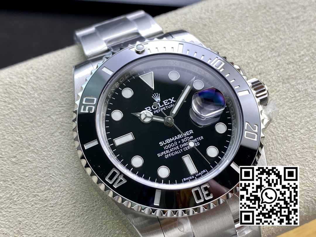 Rolex Submariner 116610 40mm LN Black Ceramic 904L Steel VS Factory 1:1 Best Edition VS3135