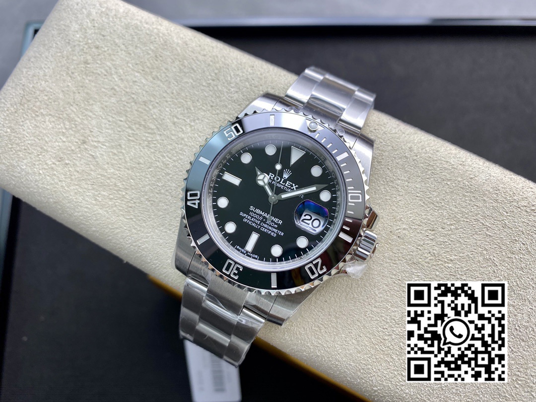 Rolex Submariner 116610 40mm LN Black Ceramic 904L Steel VS Factory 1:1 Best Edition VS3135