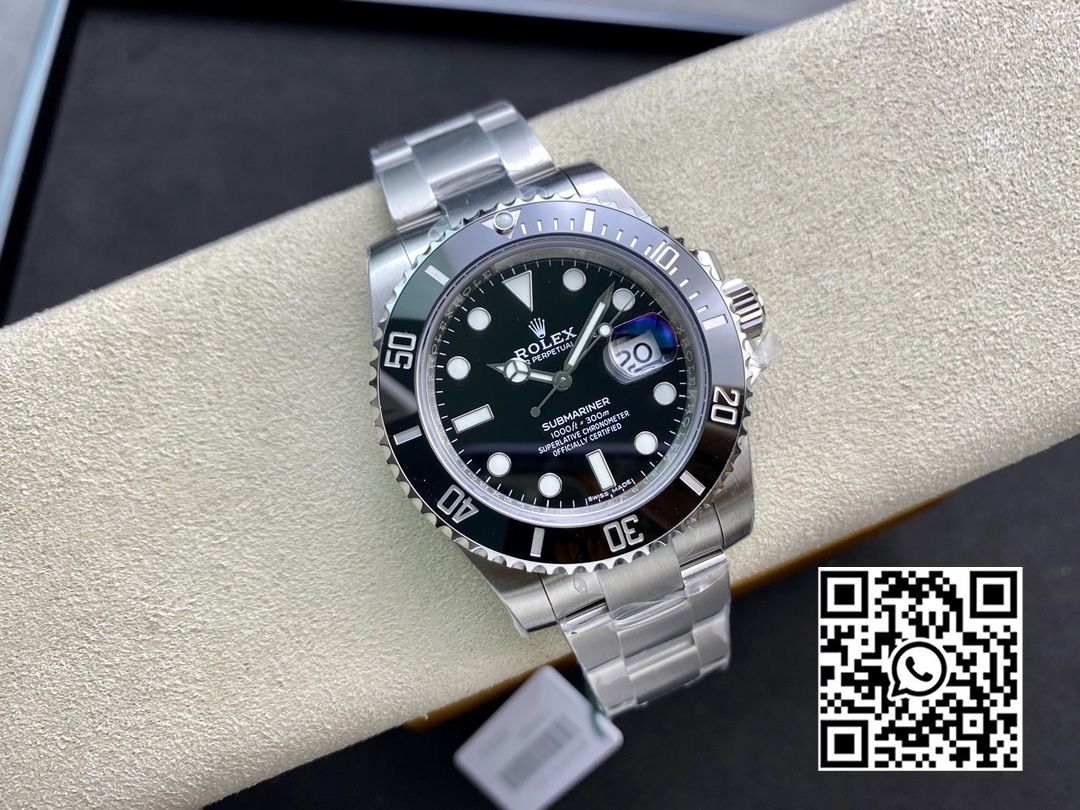 Rolex Submariner 116610 40mm LN Black Ceramic 904L Steel VS Factory 1:1 Best Edition VS3135