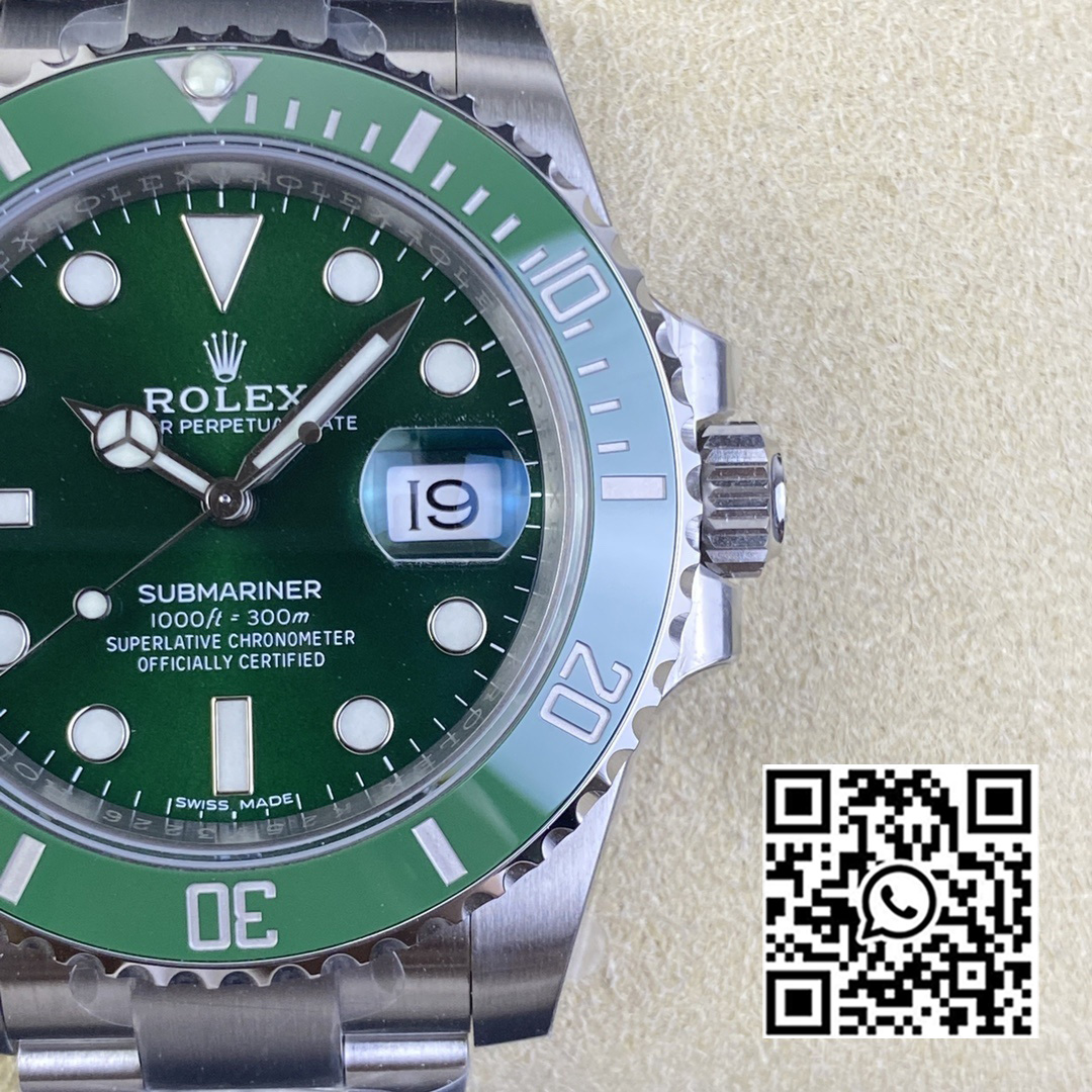 Rolex Submariner 116610 LV Green Ceramic Clean Factory 1:1 Best Edition 904L SS Case and Bracelet VS3135