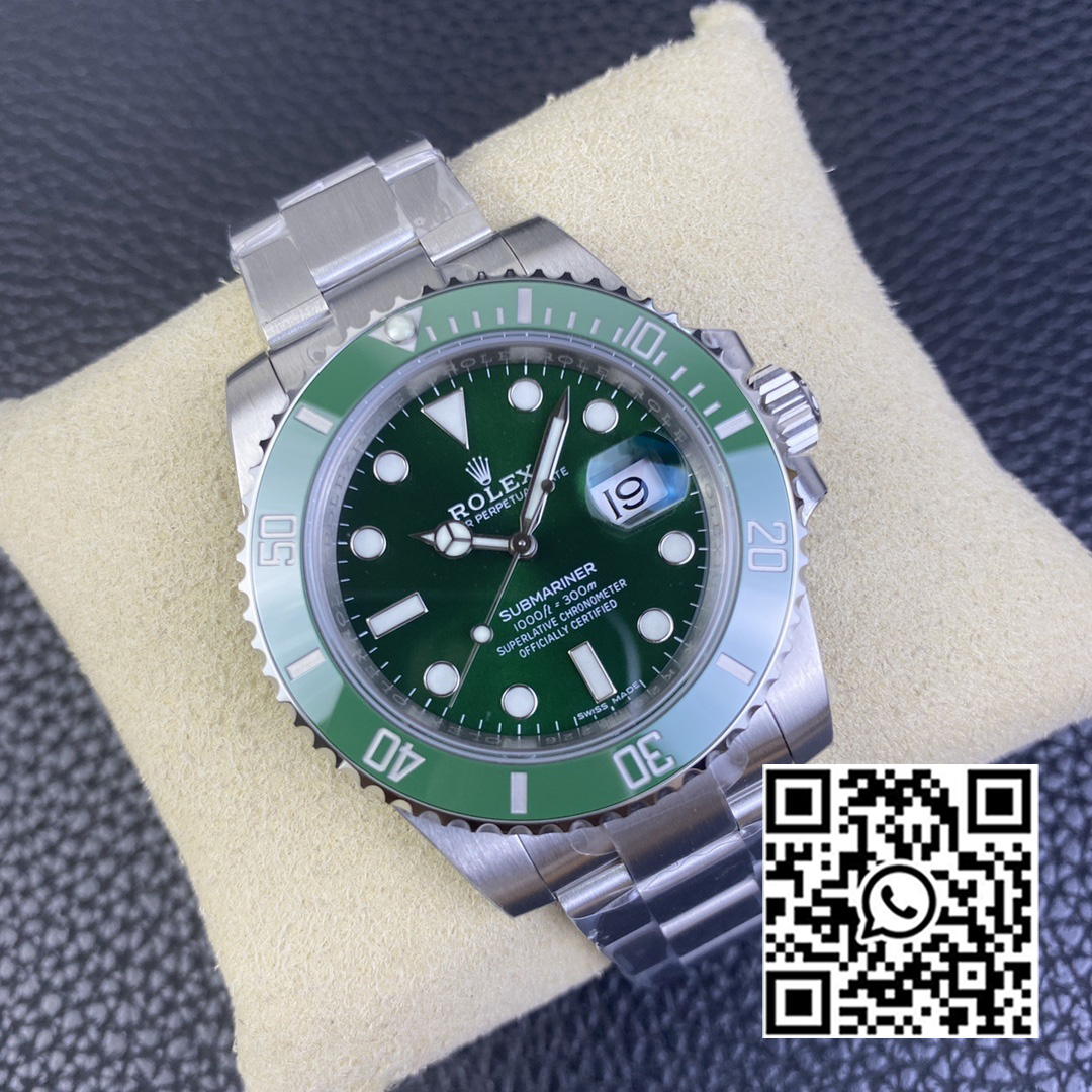 Rolex Submariner 116610 LV Green Ceramic Clean Factory 1:1 Best Edition 904L SS Case and Bracelet VS3135