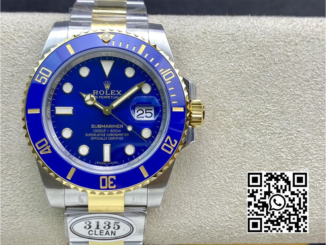 Rolex Submariner 116613 LB Blue Ceramic Clean Factory 1:1 Best Edition 904L SS Case and Bracelet VS3135