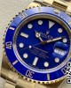 Rolex Submariner 116618 LB Blue Ceramic YG Plated 904L Steel Clean Factory 1:1 Best Edition VS3135