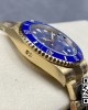 Rolex Submariner 116618 LB Blue Ceramic YG Plated 904L Steel Clean Factory 1:1 Best Edition VS3135