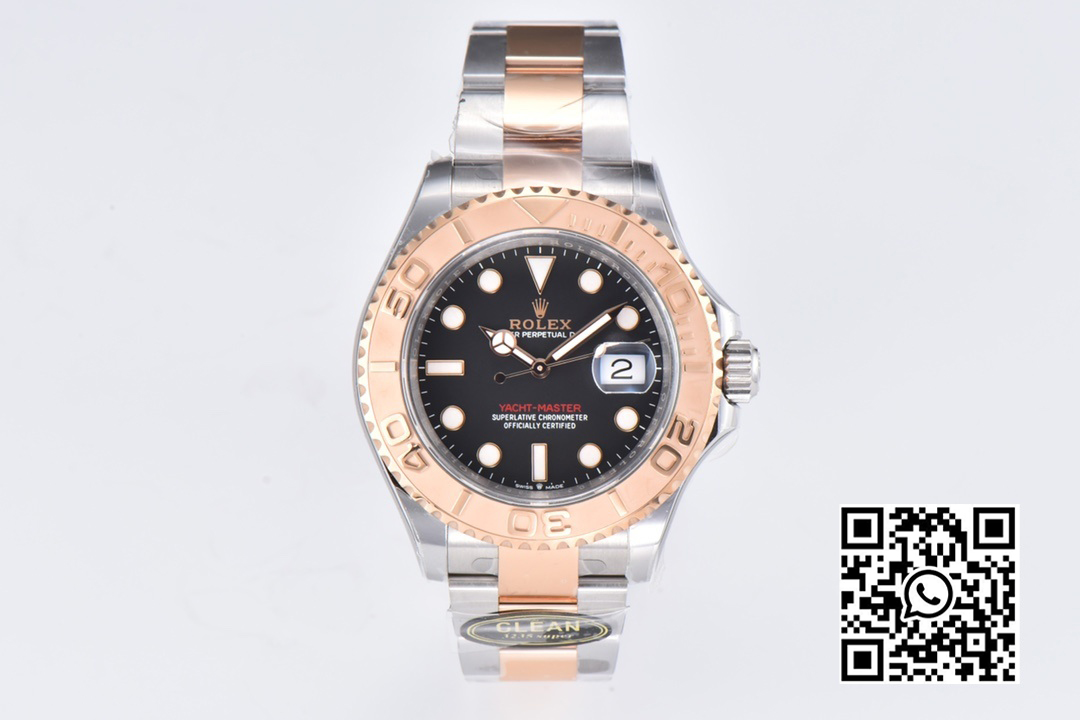 Rolex Yacht-Master 126621 SS/RG Clean Factory 904L Steel Black Dial