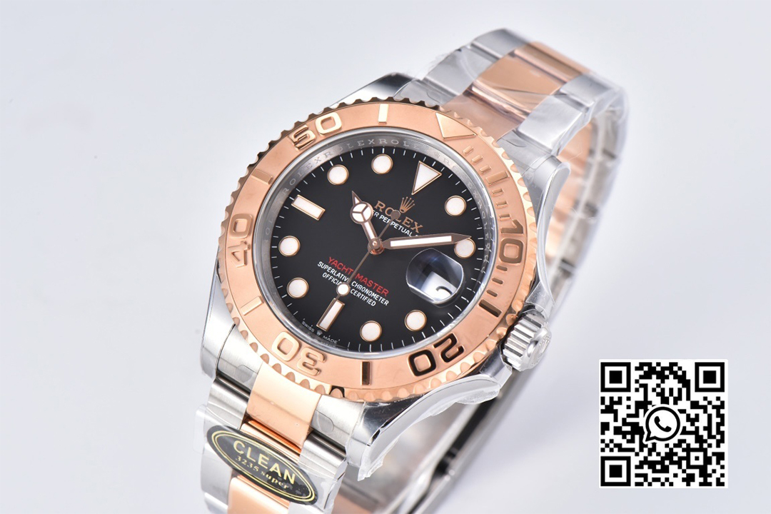 Rolex Yacht-Master 126621 SS/RG Clean Factory 904L Steel Black Dial