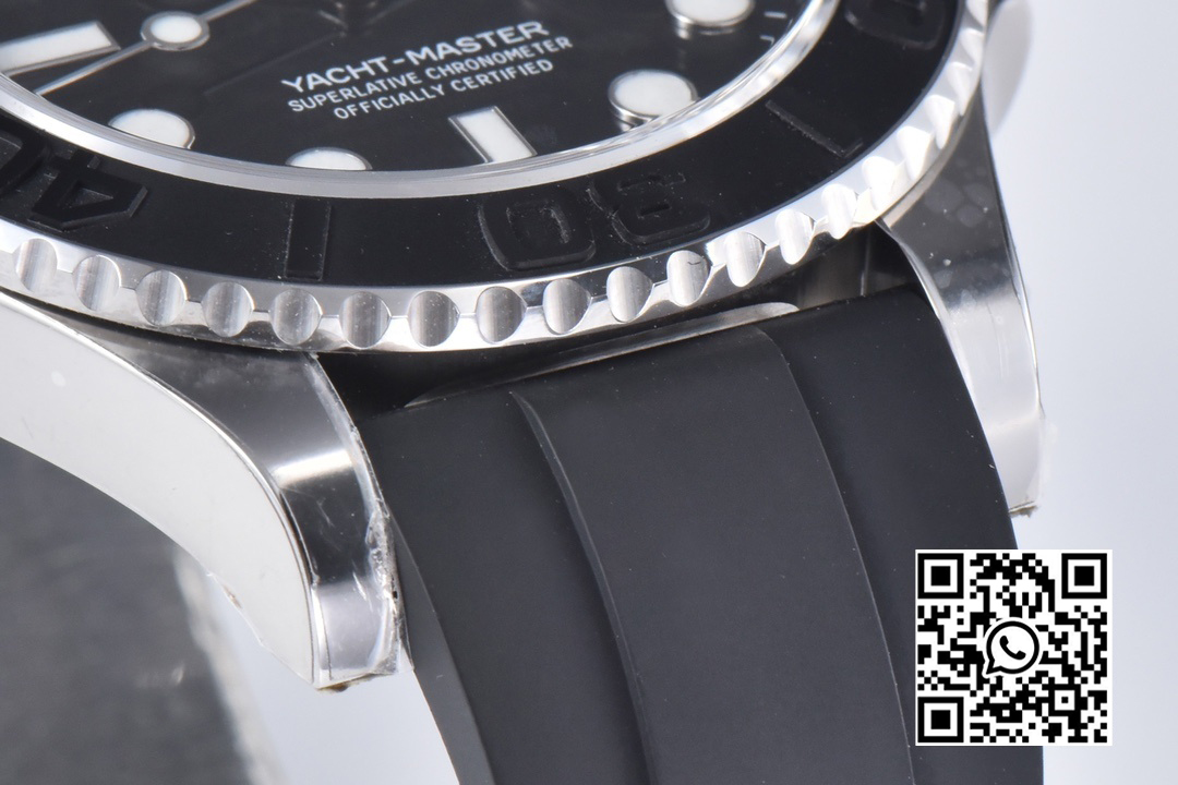 Rolex Yacht-Master 42mm 226659 Clean Factory Best Edition 3D Black Ceramic Bezel on Oysterflex Strap VR3235