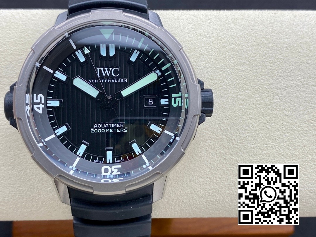 IWC Aquatimer Automatic  SS IW358002 V6S Factory 1:1 Best Edition Black Dial