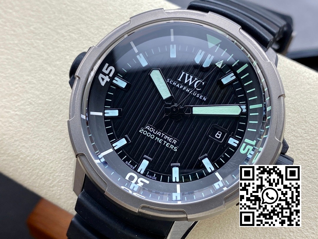 IWC Aquatimer Automatic  SS IW358002 V6S Factory 1:1 Best Edition Black Dial