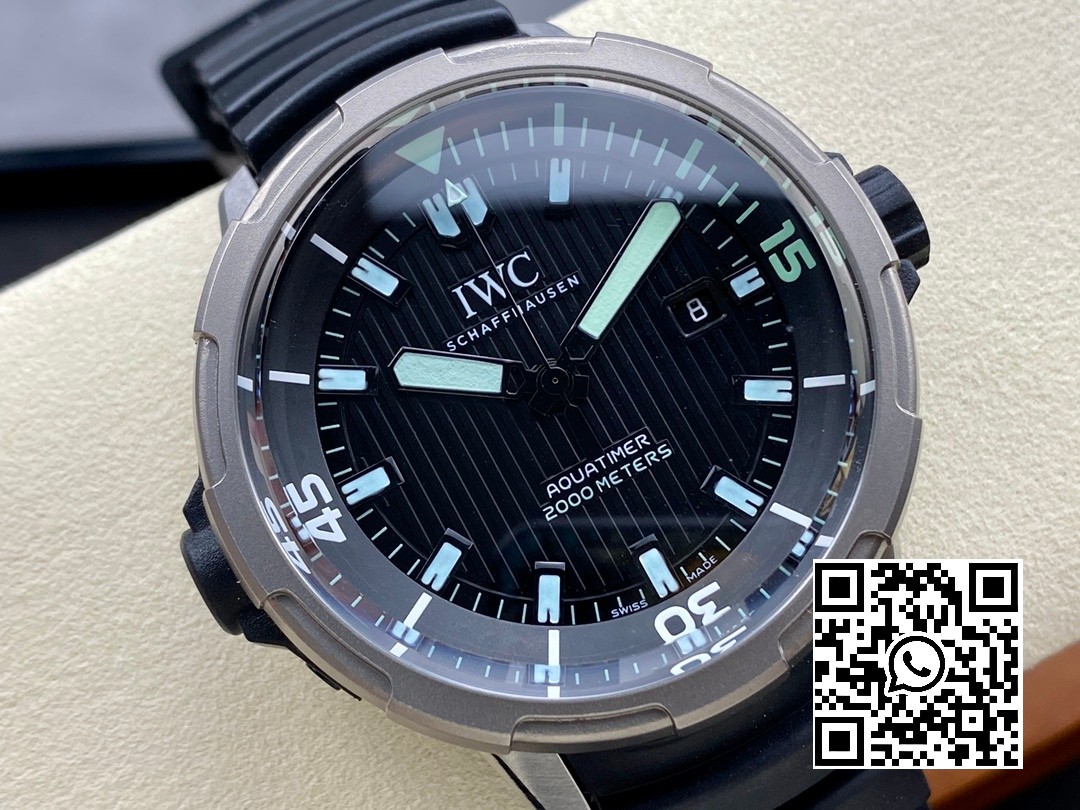 IWC Aquatimer Automatic  SS IW358002 V6S Factory 1:1 Best Edition Black Dial