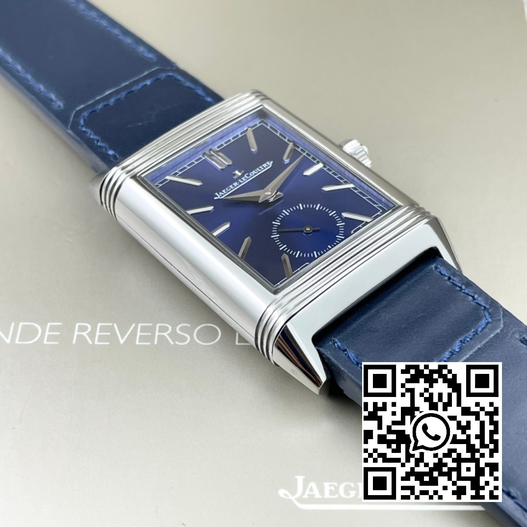 Jaeger-LeCoultre Master Reverso Tribute Small Seconds 3988482 SS MG Factory 1:1 Best Version Blue Dial