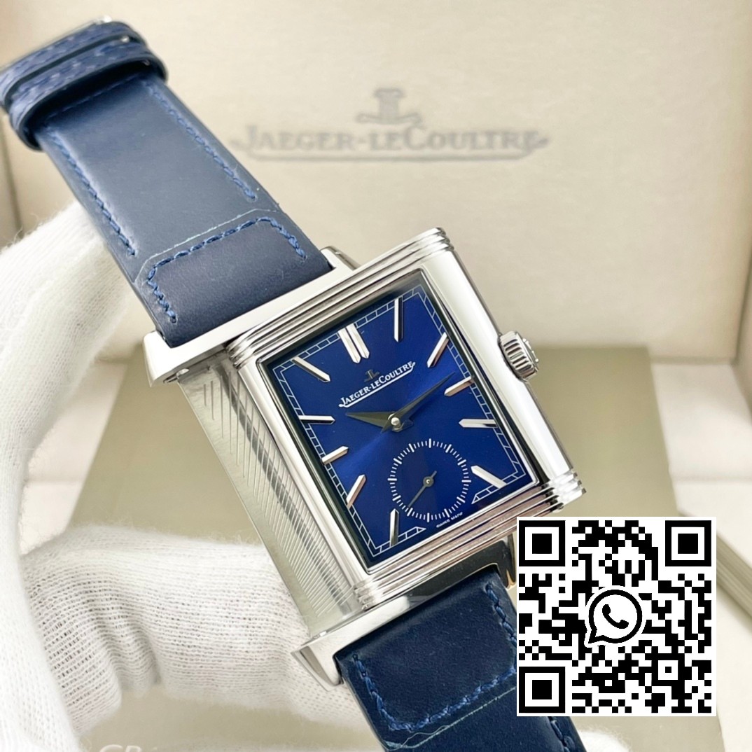 Jaeger-LeCoultre Master Reverso Tribute Small Seconds 3988482 SS MG Factory 1:1 Best Version Blue Dial