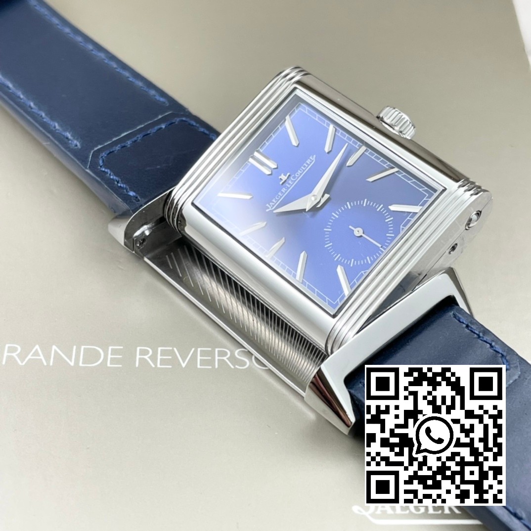 Jaeger-LeCoultre Master Reverso Tribute Small Seconds 3988482 SS MG Factory 1:1 Best Version Blue Dial