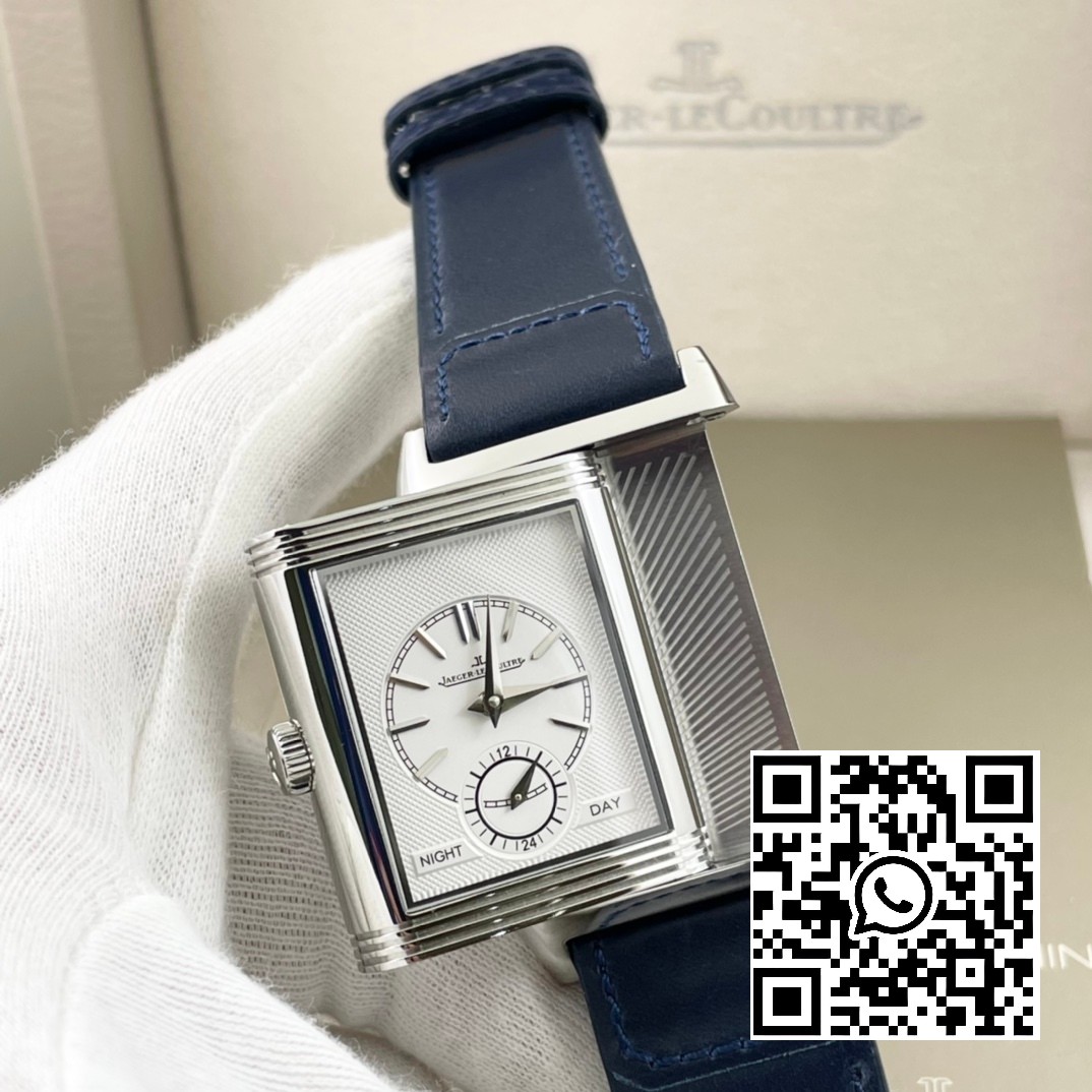 Jaeger-LeCoultre Master Reverso Tribute Small Seconds 3988482 SS MG Factory 1:1 Best Version Blue Dial