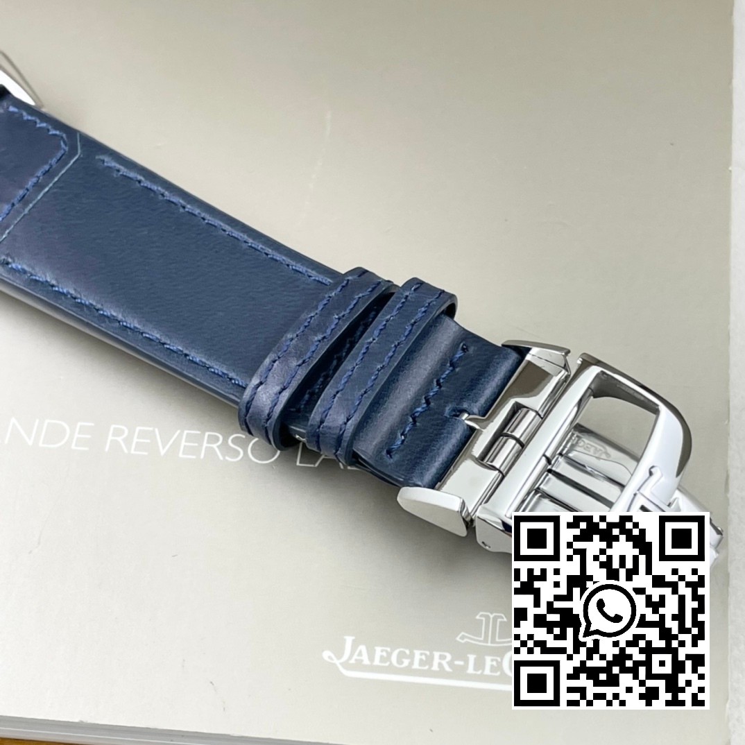 Jaeger-LeCoultre Master Reverso Tribute Small Seconds 3988482 SS MG Factory 1:1 Best Version Blue Dial