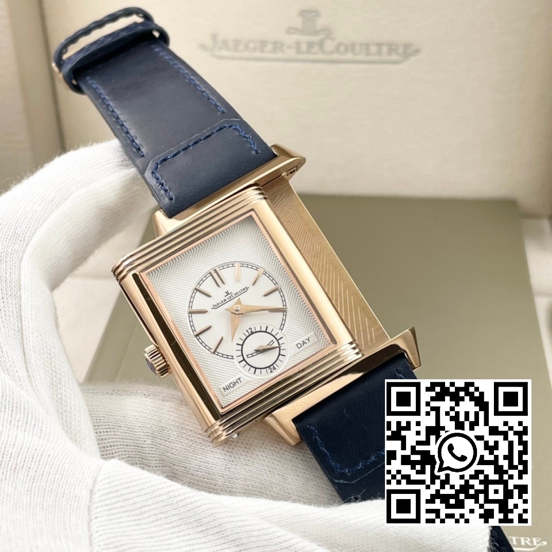 Jaeger-LeCoultre Master Reverso Tribute Small Seconds RG MG Factory 1:1 Best Version Blue Dial