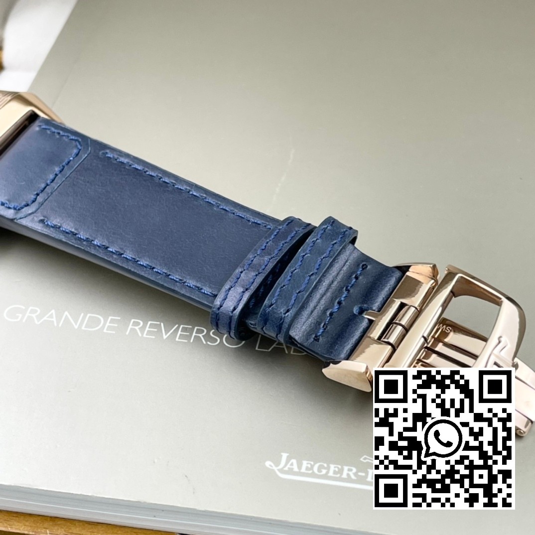 Jaeger-LeCoultre Master Reverso Tribute Small Seconds RG MG Factory 1:1 Best Version Blue Dial