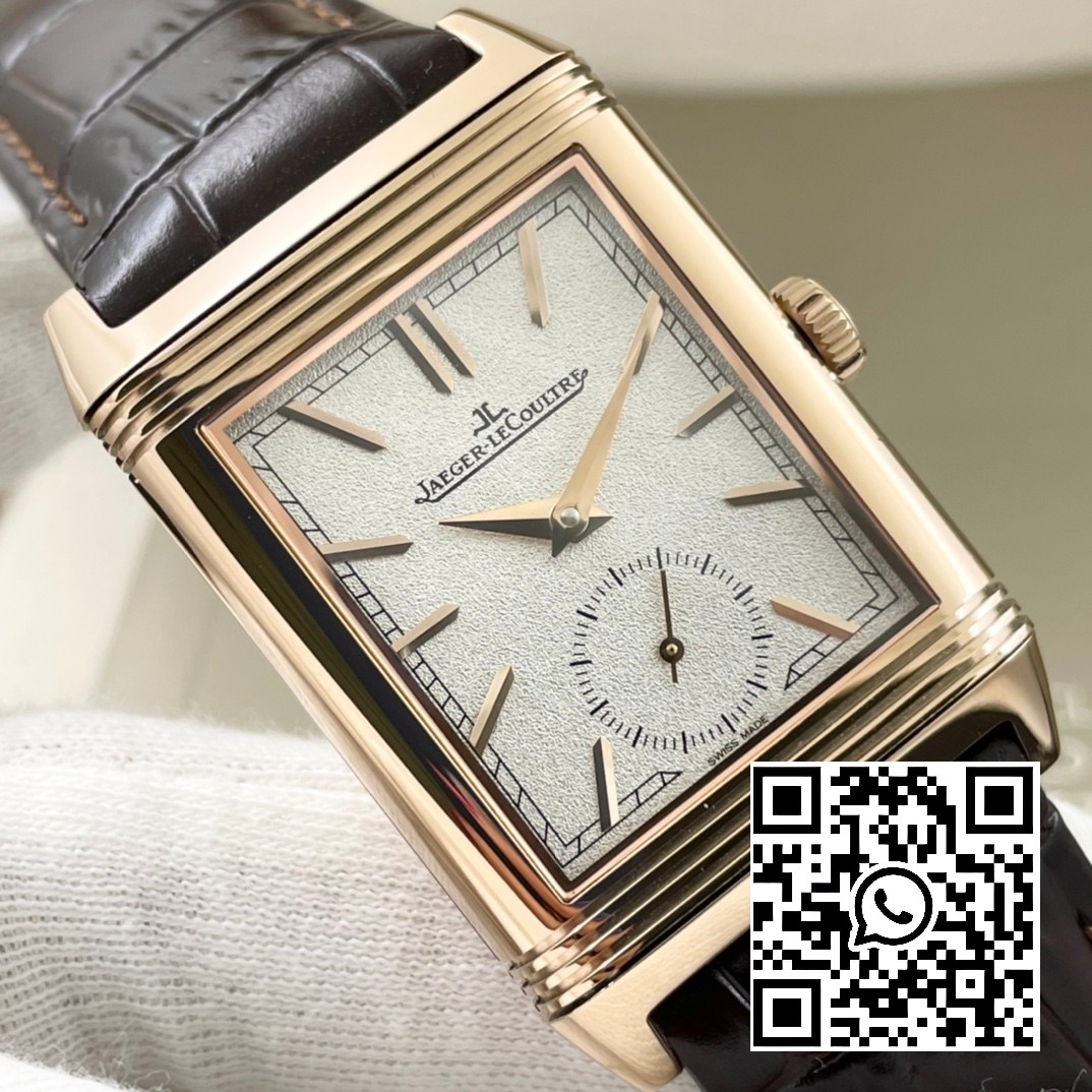 Jaeger-LeCoultre Master Reverso Tribute Small Seconds RG MG Factory 1:1 Best Version White Dial