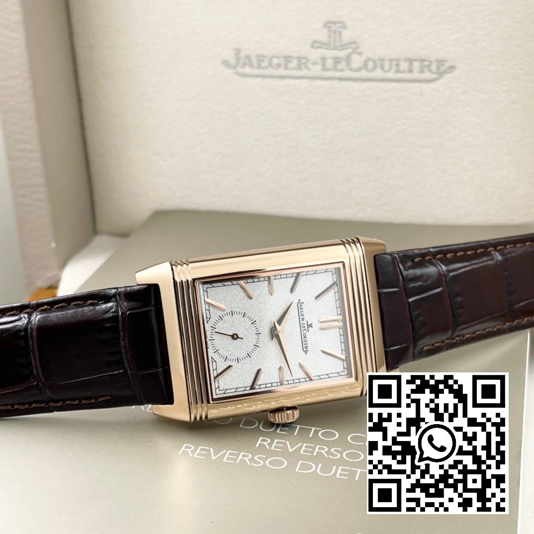 Jaeger-LeCoultre Master Reverso Tribute Small Seconds RG MG Factory 1:1 Best Version White Dial