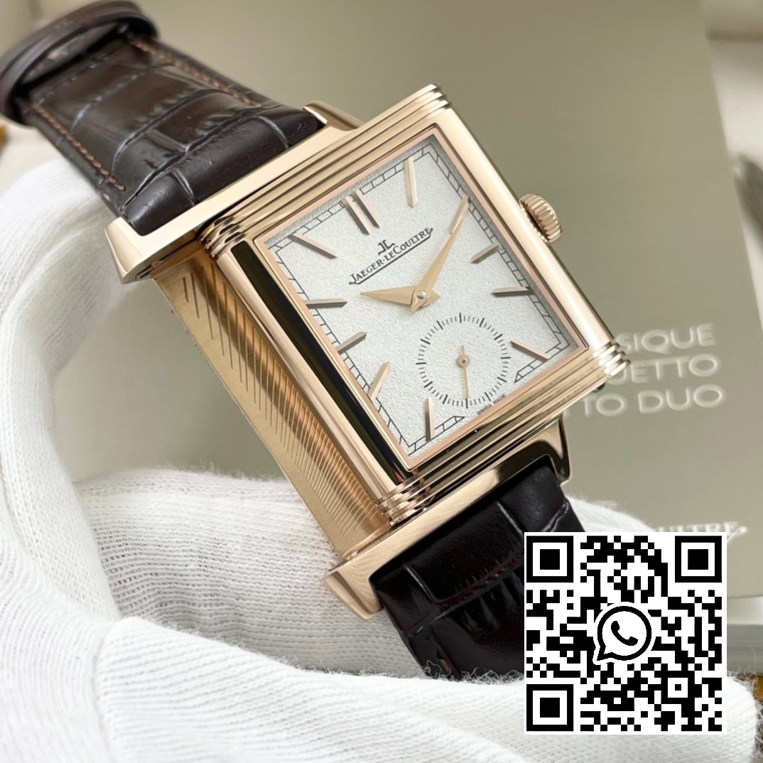 Jaeger-LeCoultre Master Reverso Tribute Small Seconds RG MG Factory 1:1 Best Version White Dial