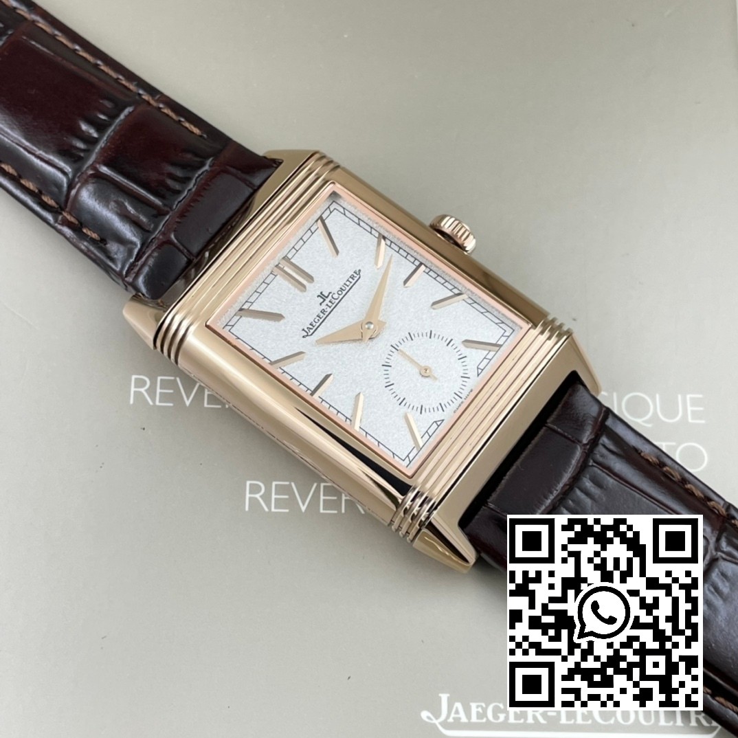 Jaeger-LeCoultre Master Reverso Tribute Small Seconds RG MG Factory 1:1 Best Version White Dial