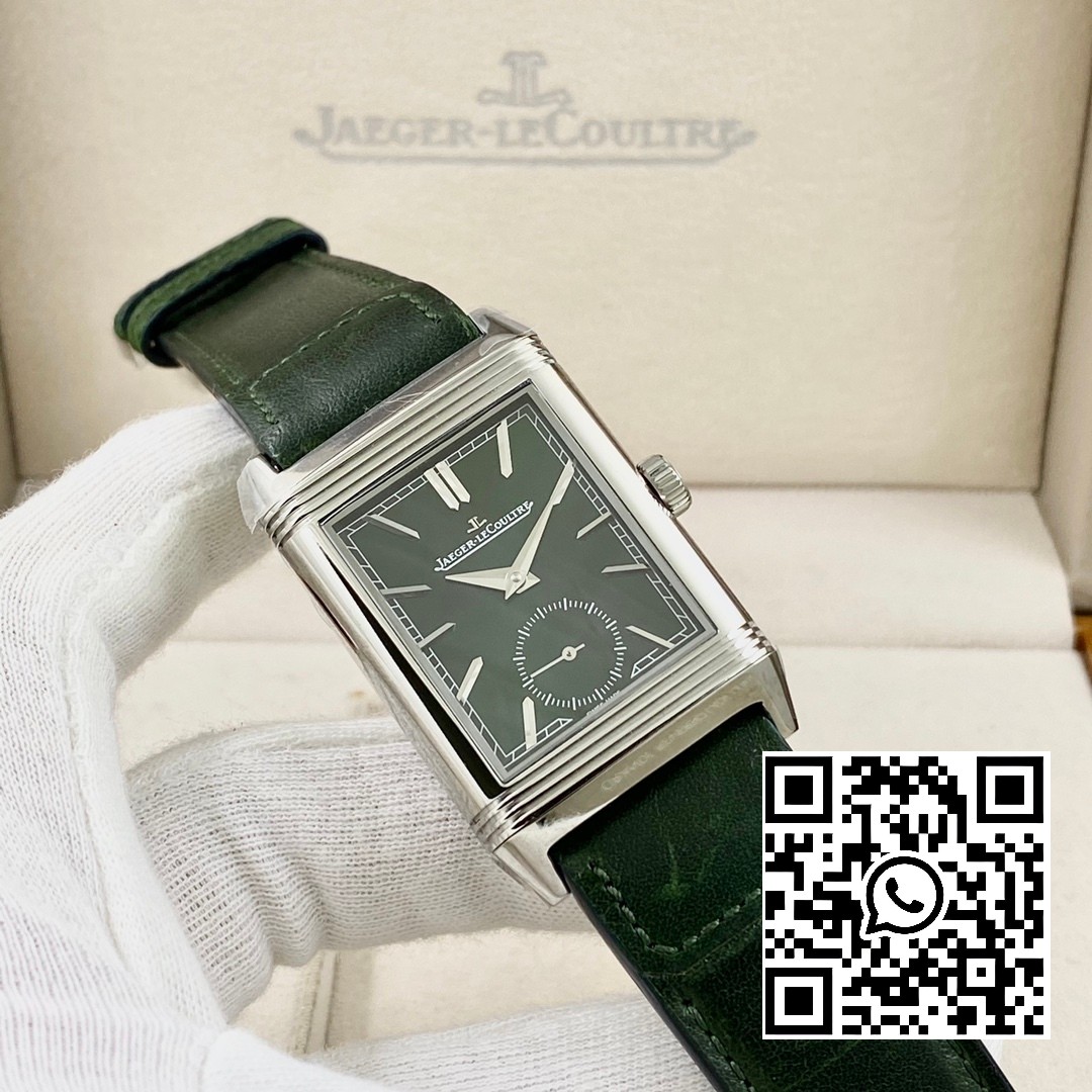 Jaeger-LeCoultre Master Reverso Tribute Small Seconds SS MG Factory 1:1 Best Version Green Dial