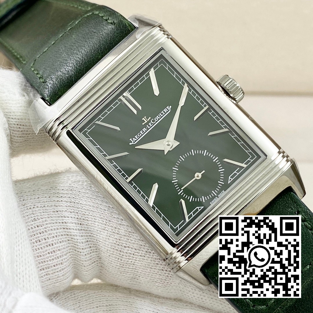 Jaeger-LeCoultre Master Reverso Tribute Small Seconds SS MG Factory 1:1 Best Version Green Dial