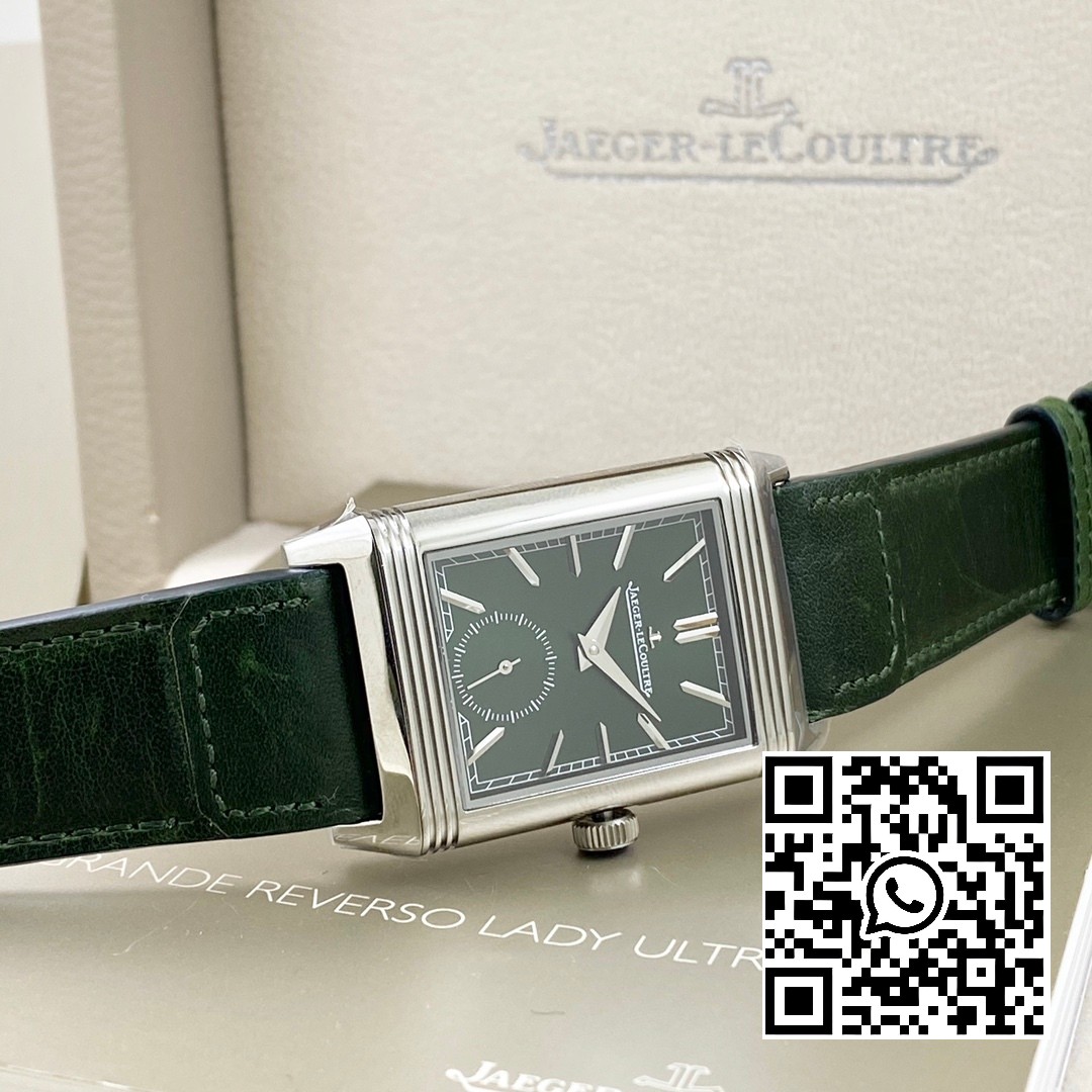 Jaeger-LeCoultre Master Reverso Tribute Small Seconds SS MG Factory 1:1 Best Version Green Dial