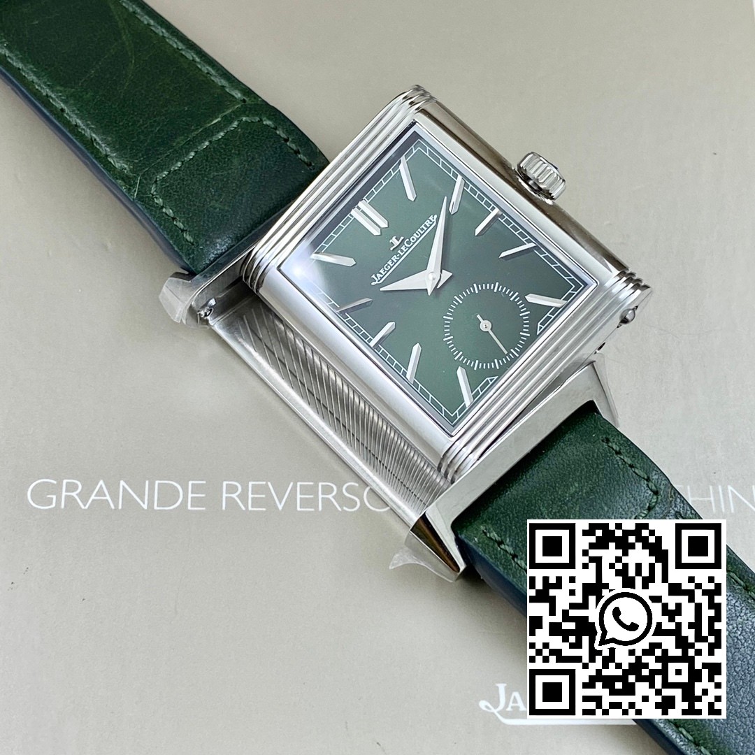 Jaeger-LeCoultre Master Reverso Tribute Small Seconds SS MG Factory 1:1 Best Version Green Dial