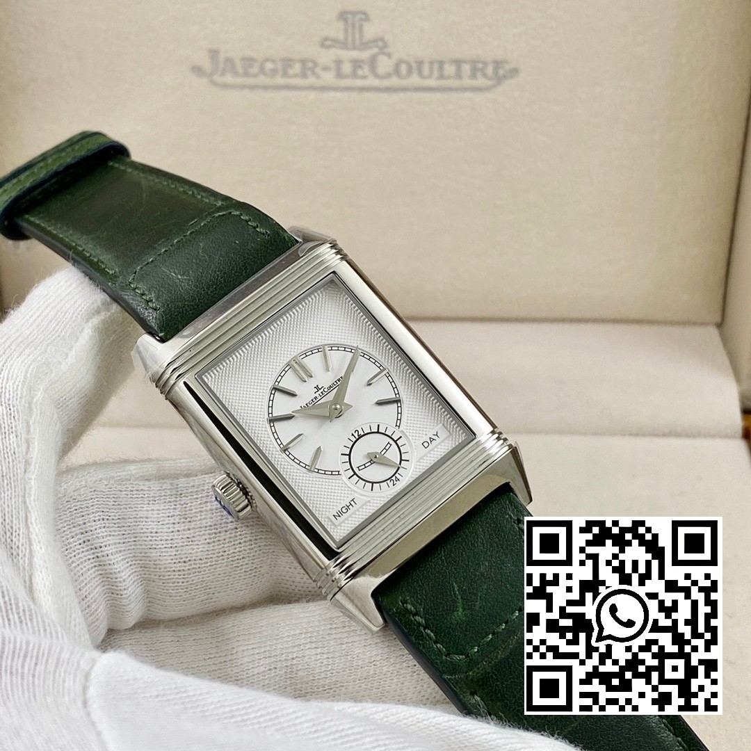 Jaeger-LeCoultre Master Reverso Tribute Small Seconds SS MG Factory 1:1 Best Version Green Dial