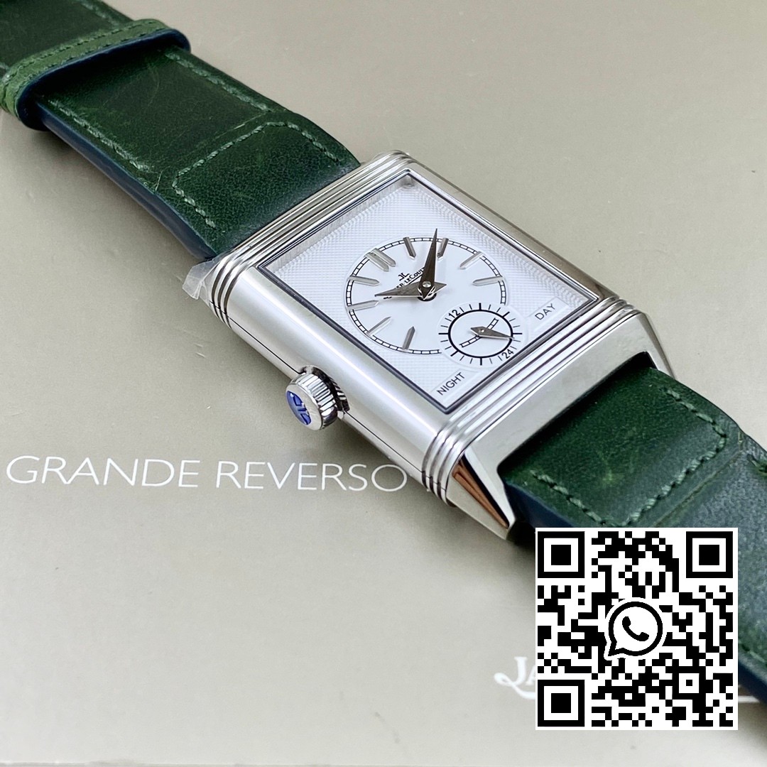 Jaeger-LeCoultre Master Reverso Tribute Small Seconds SS MG Factory 1:1 Best Version Green Dial