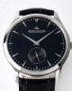 Jaeger-LeCoultre Master Ultra Thin Small Second 1358420 SS ZF Factory 1:1 Best Edition Black Dial