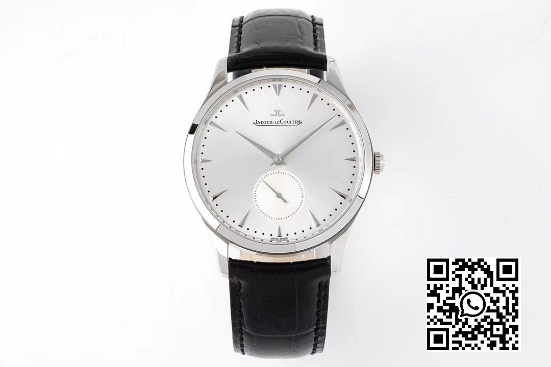 Jaeger-LeCoultre Master Ultra Thin Small Second 1358420 SS ZF Factory 1:1 Best Edition Silver Dial