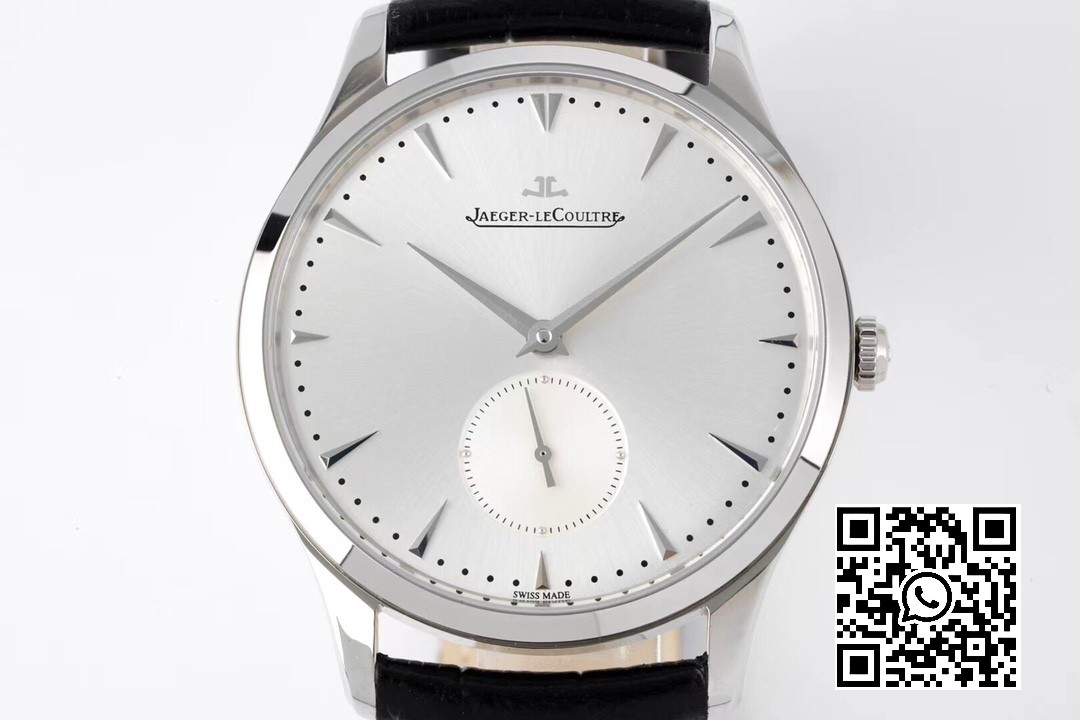 Jaeger-LeCoultre Master Ultra Thin Small Second 1358420 SS ZF Factory 1:1 Best Edition Silver Dial