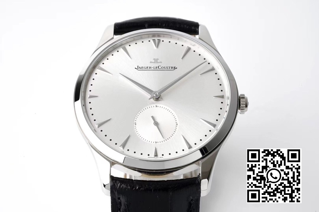 Jaeger-LeCoultre Master Ultra Thin Small Second 1358420 SS ZF Factory 1:1 Best Edition Silver Dial