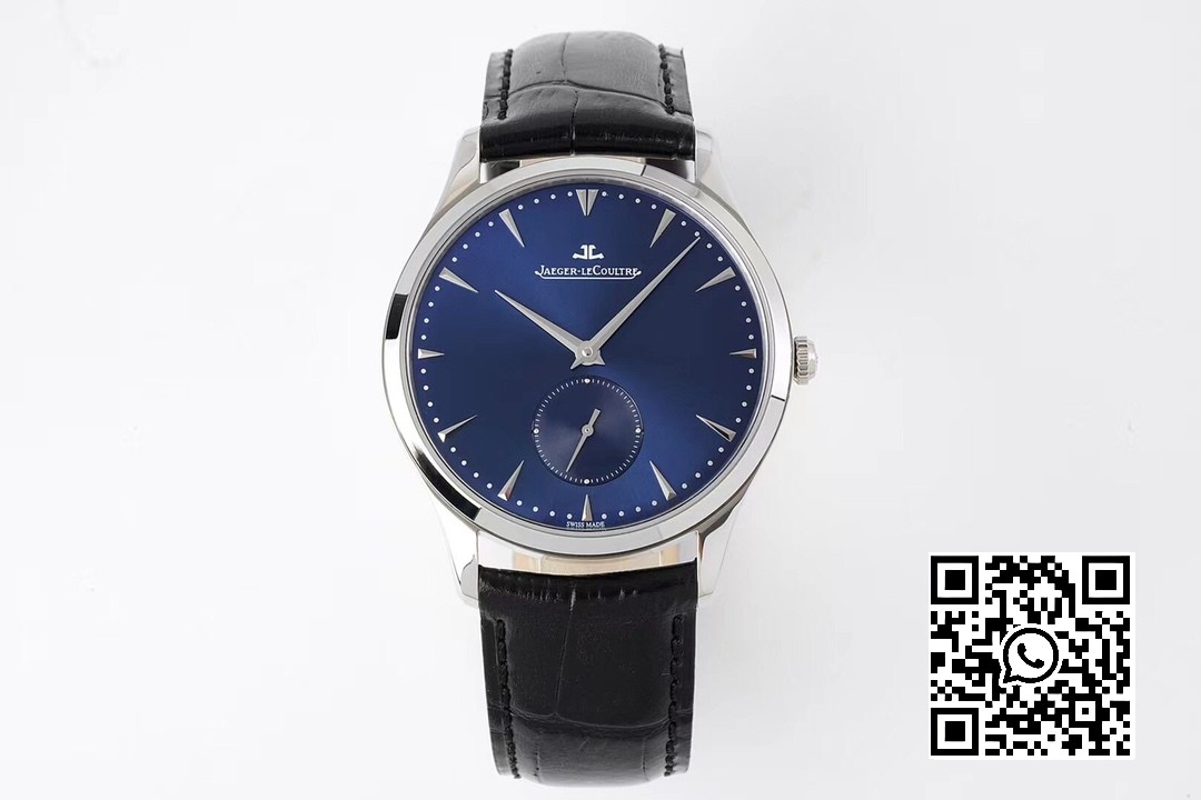 Jaeger-LeCoultre Master Ultra Thin Small Second 1358480 SS ZF Factory 1:1 Best Edition Blue Dial