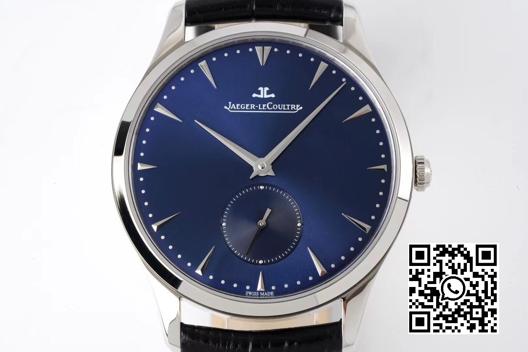 Jaeger-LeCoultre Master Ultra Thin Small Second 1358480 SS ZF Factory 1:1 Best Edition Blue Dial