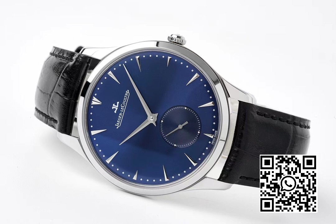 Jaeger-LeCoultre Master Ultra Thin Small Second 1358480 SS ZF Factory 1:1 Best Edition Blue Dial