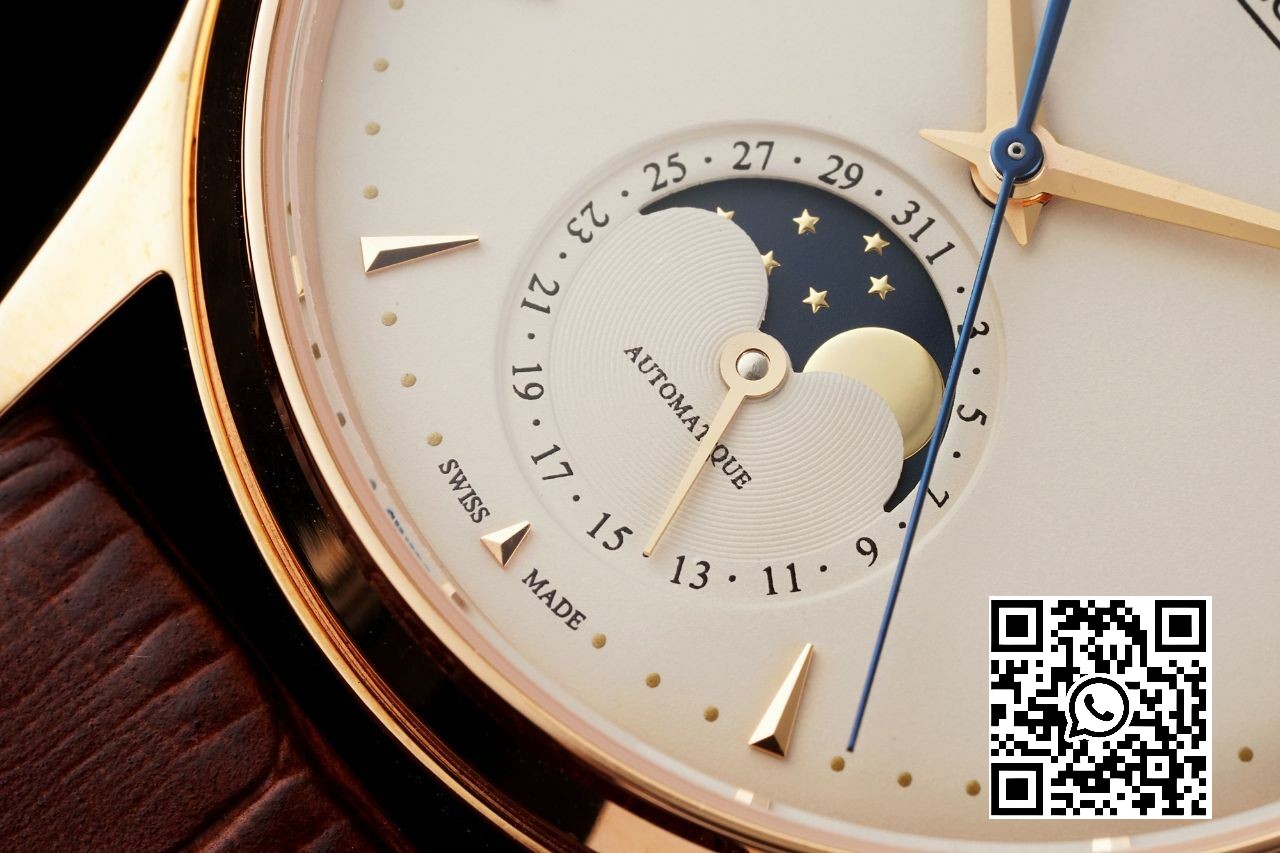 Jaeger-LeCoultre Master Ultra Thin Moon 1362520 RG AZ Factory 1:1 Best Edition White Dial