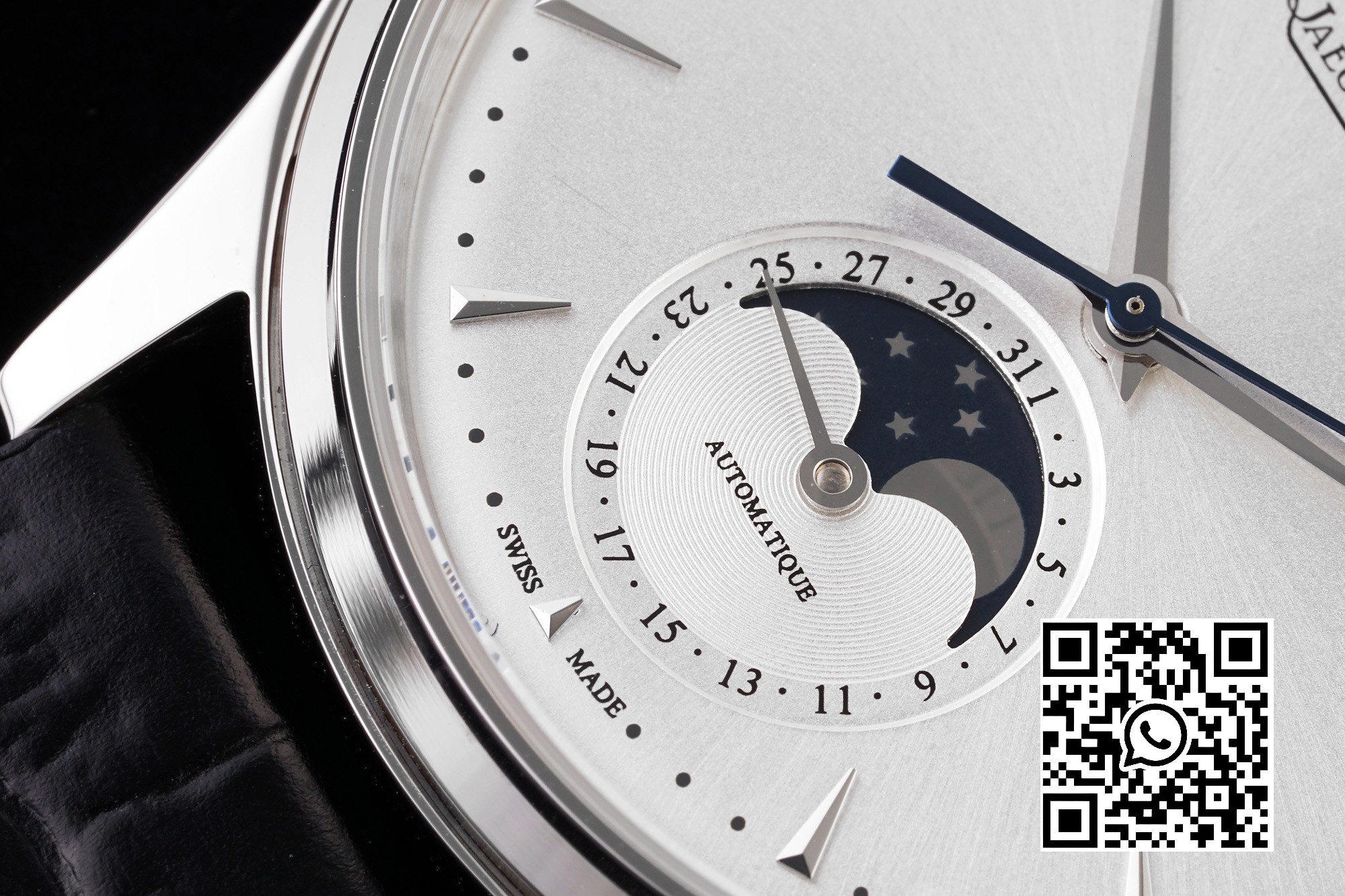 Jaeger-LeCoultre Master Ultra Thin Moon 1368420 SS AZ Factory 1:1 Best Edition Silver Dial