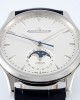 Jaeger-LeCoultre Master Ultra Thin Moon 1368420 SS ZF Factory 1:1 Best Edition White Dial