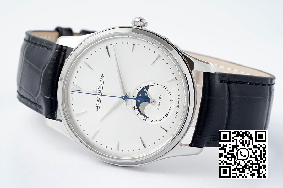 Jaeger-LeCoultre Master Ultra Thin Moon 1368420 SS ZF Factory 1:1 Best Edition White Dial