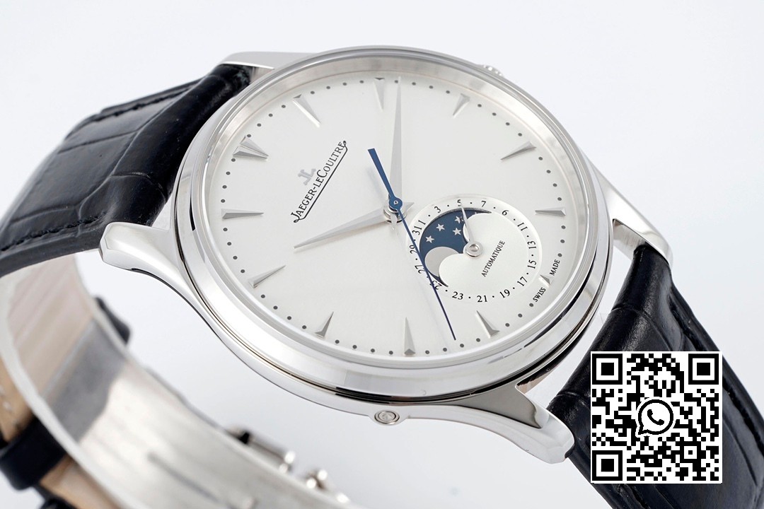 Jaeger-LeCoultre Master Ultra Thin Moon 1368420 SS ZF Factory 1:1 Best Edition White Dial